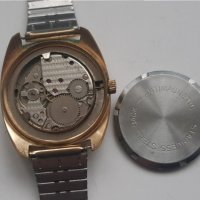 Мъжки механичен позлатен часовник Flux 17 jewels, снимка 6 - Антикварни и старинни предмети - 35085666