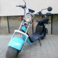 Промоция!!! Двуместен Електрически скутер ЧОПЪР City Harley 2000 Вата, снимка 6 - Мотоциклети и мототехника - 26617204