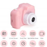 Дигитален детски фотоапарат мини фото камера за снимки и видео в Син и розов цвят, снимка 7 - Фотоапарати - 39579552
