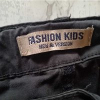 Продавам детски дънки-черни Fasion Kids, снимка 2 - Детски панталони и дънки - 28833923