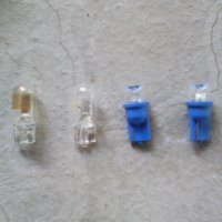 LED габарити  на 12 V - 2 броя бяла и 2 броя синя светлина, снимка 3 - Аксесоари и консумативи - 26877195