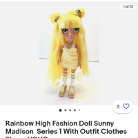 Кукла Rainbow High Sunny Madison RH Рейнбоу Хай, снимка 5 - Кукли - 44852195