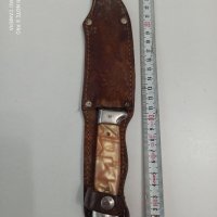 Стар  ловен нож , снимка 1 - Антикварни и старинни предмети - 39075034