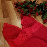Червена рокля , снимка 3 - Рокли - 27059902