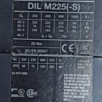  Контактор Moeller DIL M225 - 225amp / 110 KW , снимка 3 - Други машини и части - 43249189