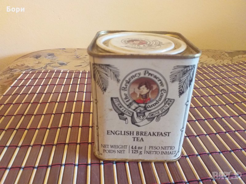 Метална кутия от чай 1992г, снимка 1