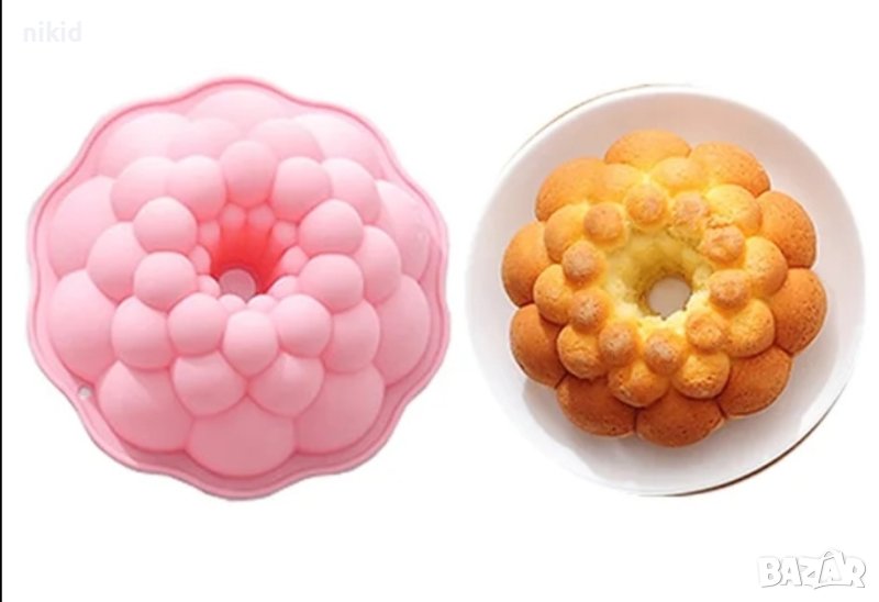 3d buble мехури силиконова форма за кекс сладкиш десерти , снимка 1