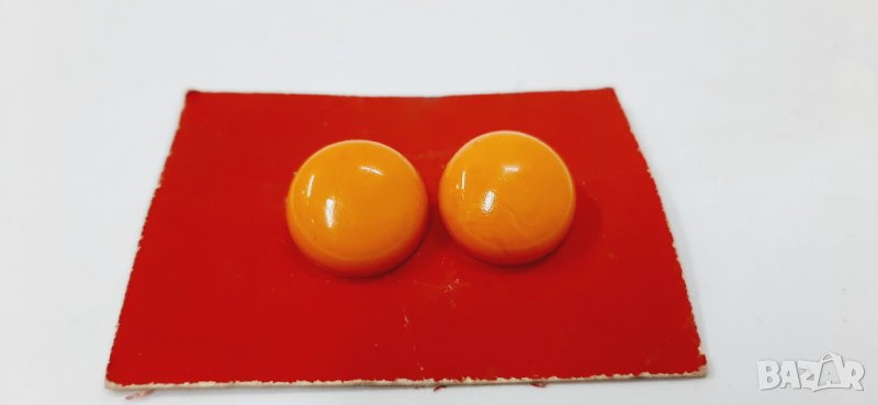 Стари неизползвани обеци "Кооппром" от 1973 г. (1.4), снимка 1