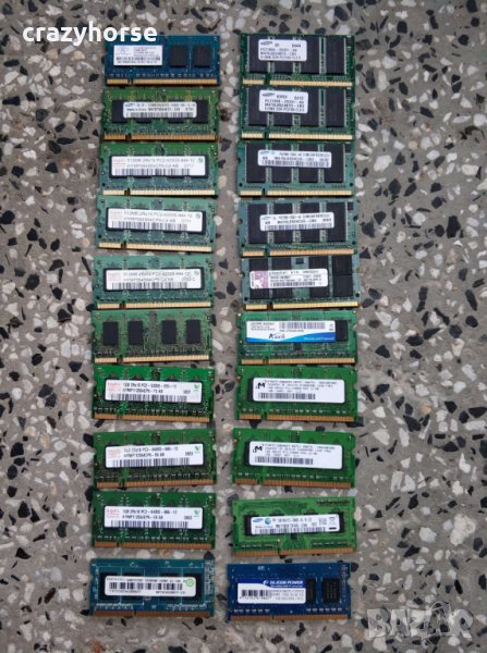 SODIMM памети за лаптоп DDR, DDR2 и DDR3, снимка 1
