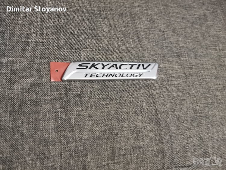 емблема лого Mazda Skyactiv Technology Мазда Скайактив, снимка 1