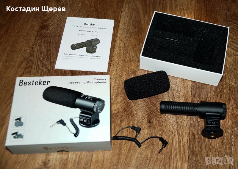 Besteker М102 кондензаторен, стерео микрофон, снимка 1