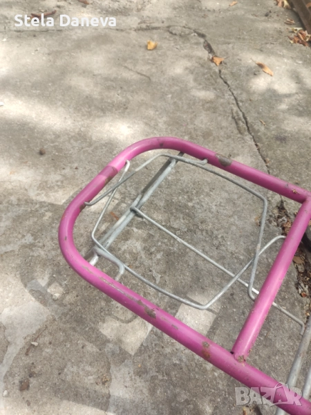 Стара сгъваема количка за багаж, снимка 1