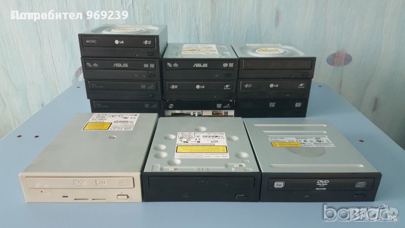 DVDRW записвачки LG ASUS Pioneer DVR тествани, работещи ATA SATA, снимка 1