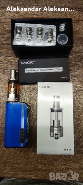 Coolfire 4 TC100 с нов картомайзер Smok VCT A1, снимка 1