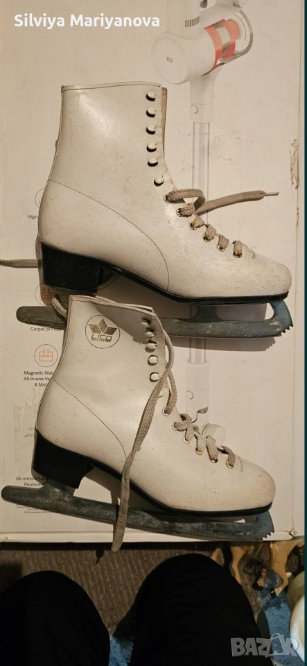 Продавам 2 чифта кожени кънки 38 и 40 номер, снимка 1