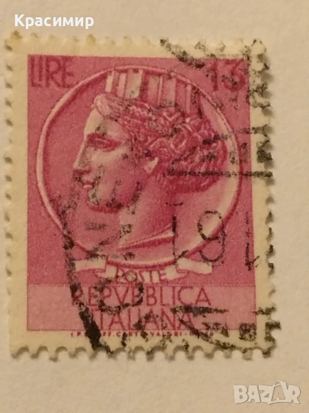Пощенска марка Италия., снимка 1