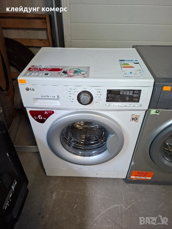 Пералня LG SLIM дъл.45см. 6кг.А+++, снимка 1