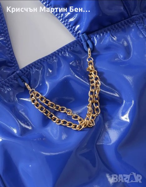 Латексово Боди с висока талия , снимка 1