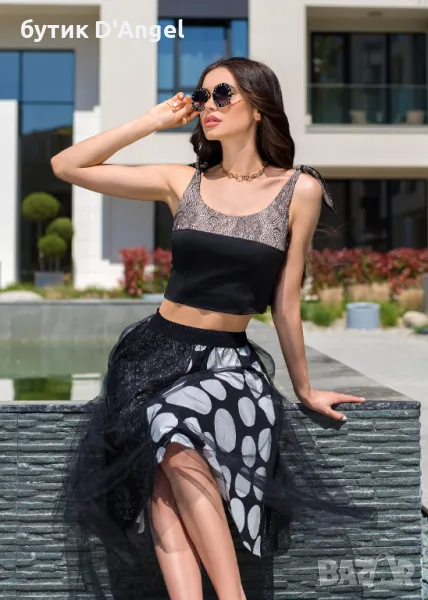 Топ BLACK ELEGANCE, снимка 1