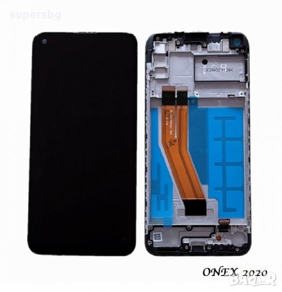 Нов Оригинален LCD Дисплей С РАМКА за Samsung SM-A115F Galaxy A11 / Черен / Servise Pack, снимка 1