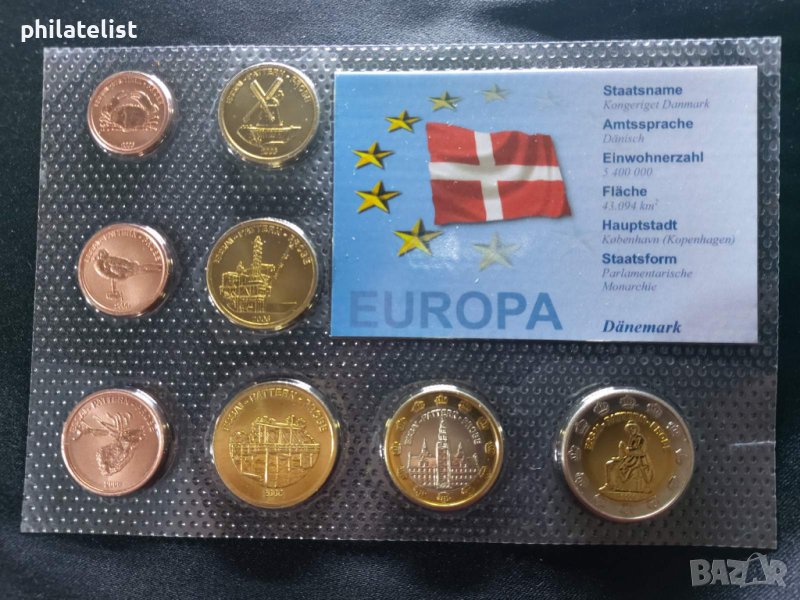 Пробен Евро сет - Дания 2006, снимка 1