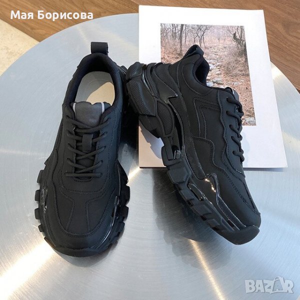 Дамски сникърси естествена кожа №38, снимка 1