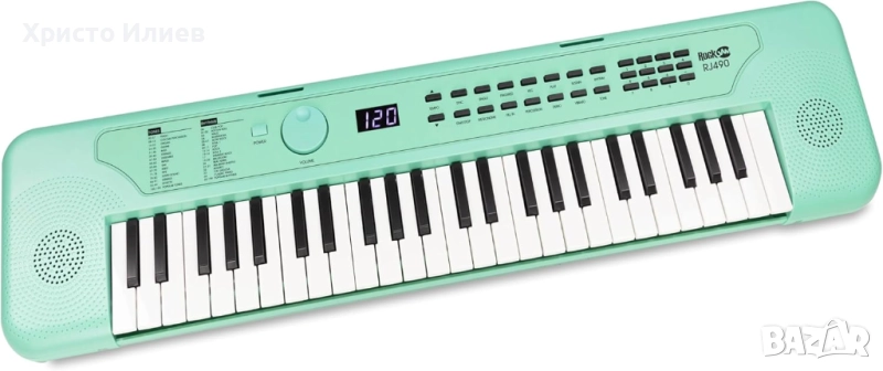 Синтезатор 49 клавиша Електронно пиано RockJam USB, снимка 1