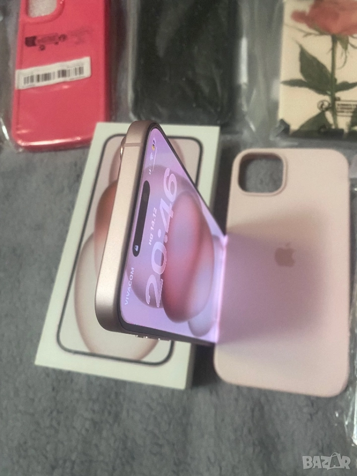 iPhone 15 plus pink, снимка 1