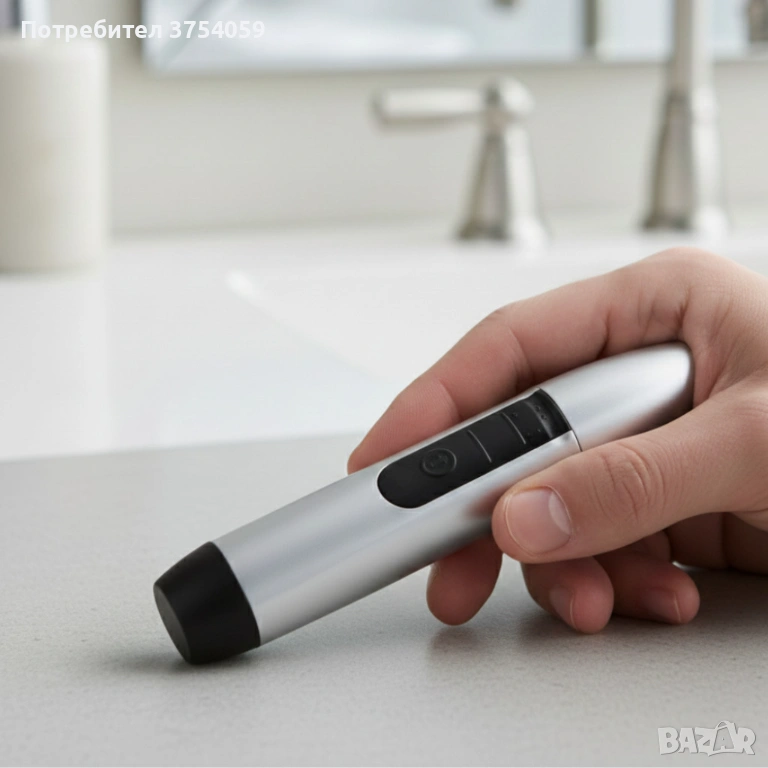 Тример за нос и уши Rosberg R51812B – прецизно острие от неръждаема стомана, снимка 1