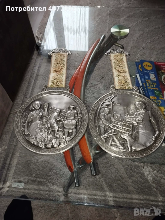 Калаено сребърни пана, снимка 1