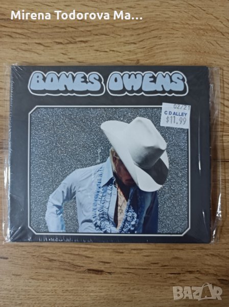 Bones Owens - албум CD + patch / нашивка, снимка 1