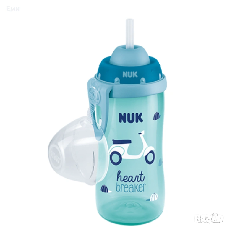 Чаша със сламка Nuk, снимка 1