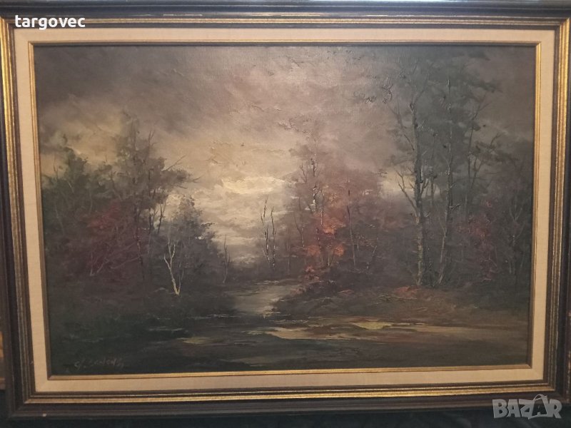 епична картина масло на платно, снимка 1