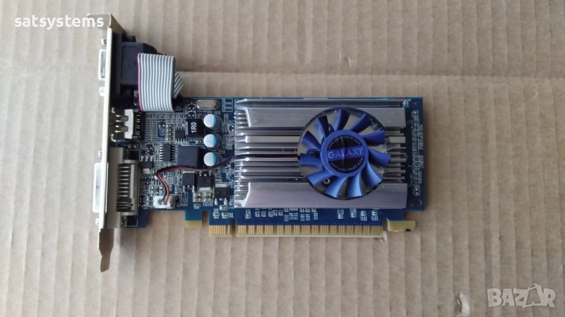 Видео карта NVidia GeForce Galaxy GT610 HDMI 2048MB GDDR3 64bit PCI-E, снимка 1