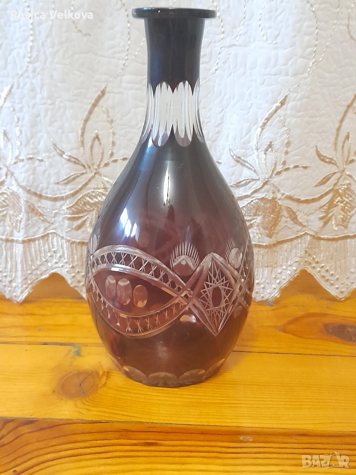 Ваза цветно стъкло , снимка 1