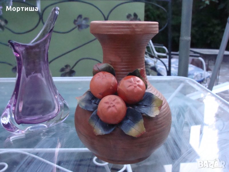 Испанска керамична ваза , снимка 1