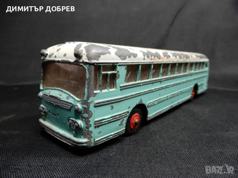 СТАРА РЕТРО МЕТАЛНА КОЛИЧКА АВТОБУС DINKY SUPERTOYS ENGLAND, снимка 1