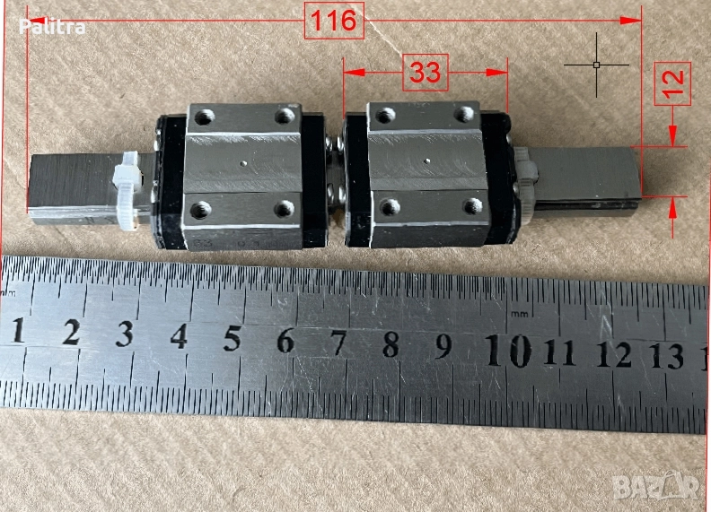 Линейни направляващи NSK - LU120116-SIP5Z1, снимка 1