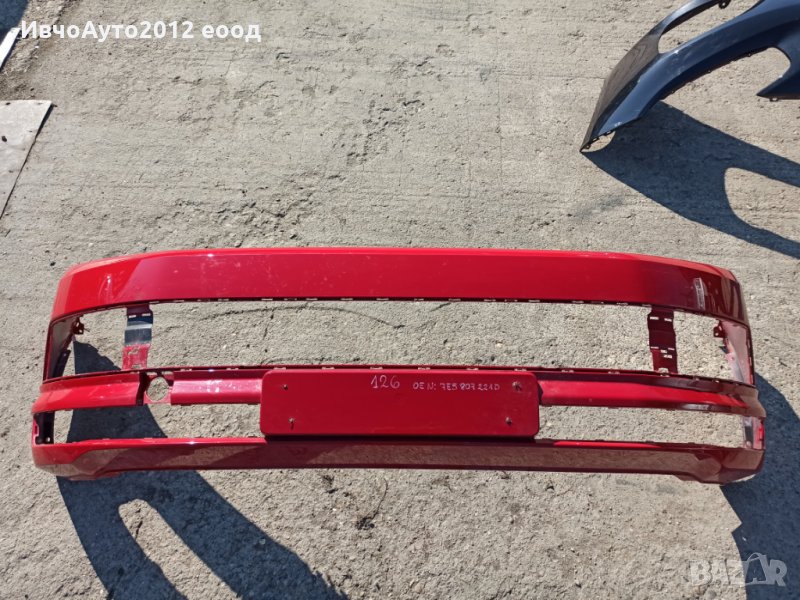  Броня предна оригинална vw T6 caravele California 2016-18г ( Фолксваген каравеле Калифорния т6), снимка 1