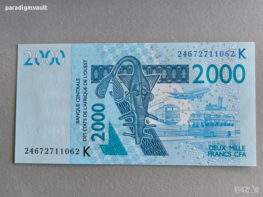 Банкнота - Сенегал - 2000 франка UNC | 2003г., снимка 1