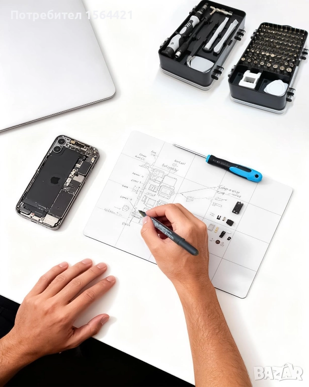 магнитен плот, подложка 20 х 25 см, SPROTEK, Германия, снимка 1