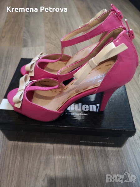 Нови! Тенденз, Сандали на висок ток, Номер 38, снимка 1