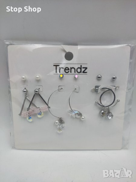 Обеци Trendz 6 вида , снимка 1