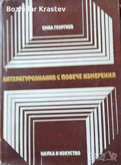 Литературознание с повече измерения Емил Георгиев, снимка 1
