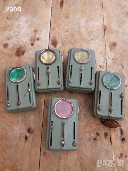 Лот ретро плоски фенерчета, снимка 1