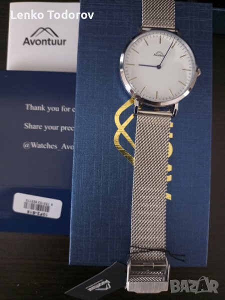 НОВ Ежедневен стилен часовник ,в луксозна кутия много симпатичен!!!, снимка 1