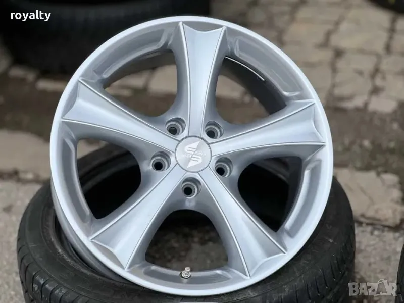 5x112 17 Джанти Passat Golf Caddy Audi A3 A4 Seat Leon Skoda Octavia Superb 5х112, снимка 1