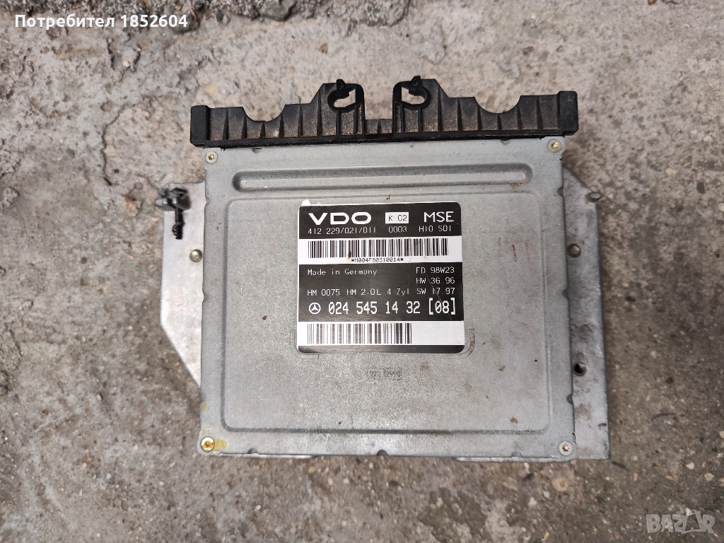 Компютър за двигател Мерцедес 024 545 14 32 (08), снимка 1