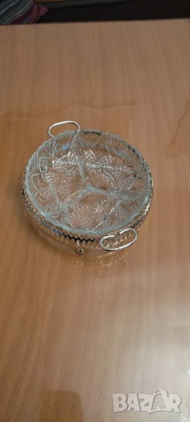 Съд за сервиране с 3 гнезда, снимка 1