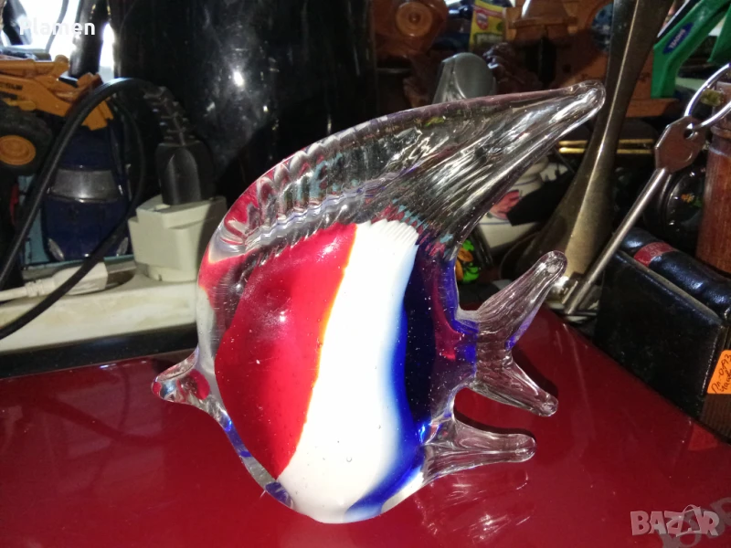 Стъклена риба тип Морено, снимка 1
